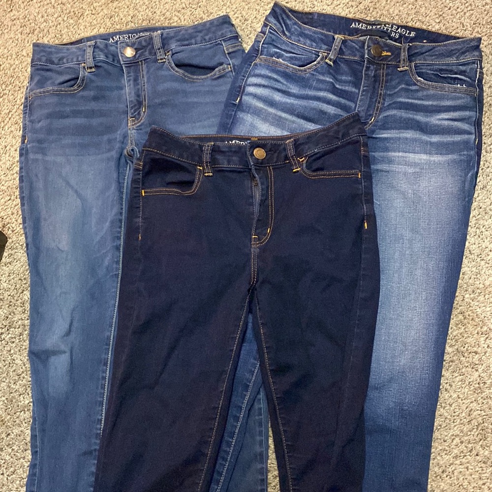 3 Pairs of American Eagle High-rise women’s Jeggings